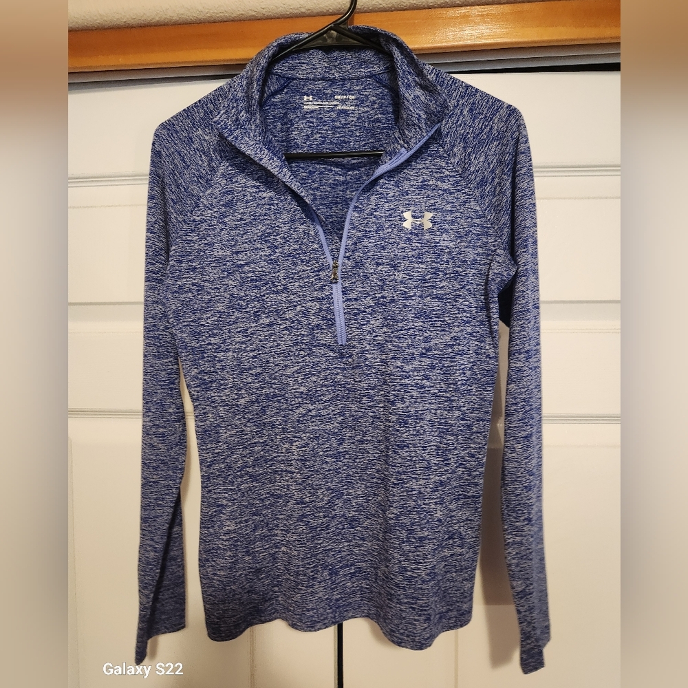 Under Armour Blue Quarter-Zip Pullover